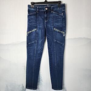 Whit House Black Market Moto Skinny Ankle Jeans | Womens 4